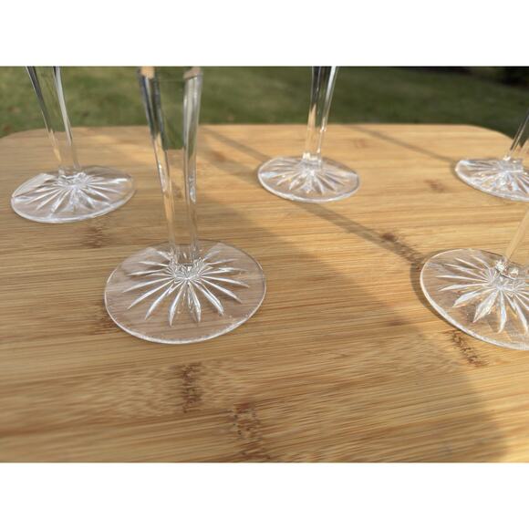 Waterford Marquis BROOKSIDE 8 5/8" Wine Water GOBLETS Glasses 12 oz ~set Of 5 - Picture 6 of 7